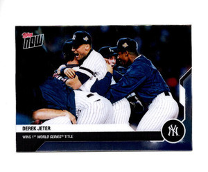 2020 Topps Now Chrome Derek Jeter Career Retrospective #DJ-10 Yankees PR: 1,263
