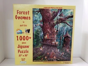 Sunsout 2008 Waldzwerge Puzzle von Jeff Tift 1000 Teile vollständig in einwandfreiem Zustand - Bild 1 von 7