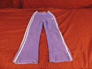 Adidas Pants Velvet Look Girl's Size 6 wc 12312 - Picture 1 of 12