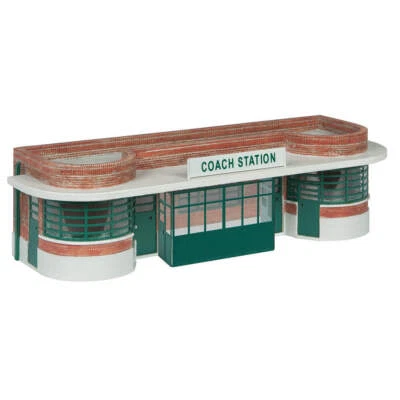 Bachmann 44-1006G OO Gauge Bus and Coach Station Green - Image 1 of 2