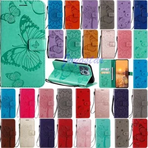 For iPhone 15 Pro Max 15 Plus 14 Pro Max Magnetic Flip Leather Wallet Case Cover - Picture 1 of 54