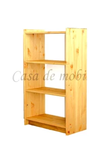 Regal AXEL 60x100x30cm Kiefer massiv natur lackiert Kinderzimmerregal - Bild 1 von 2