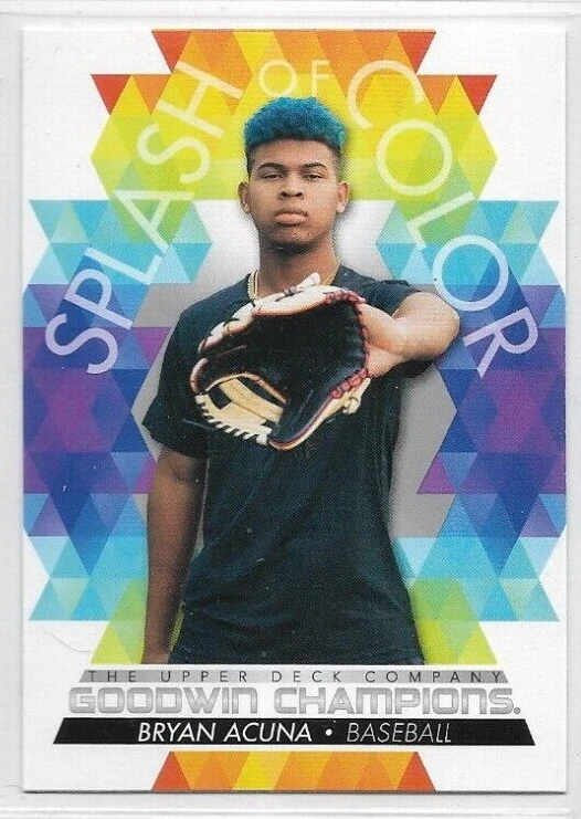 Bryan Acuna Baseball 2022 Goodwin Champions Splash of Color #136 - Image 1 of 1