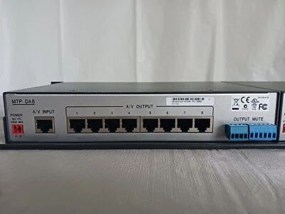 Extron Series Distribution Amplifier MTP DA8 (Two) - Image 1 of 3