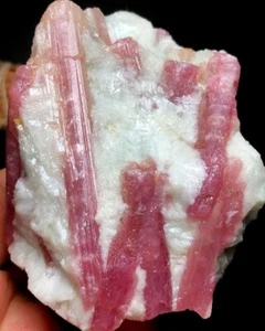 297g 1PCS Natural Red tourmaline Quartz Crystal cluster mineral specimen p78 - Picture 1 of 8