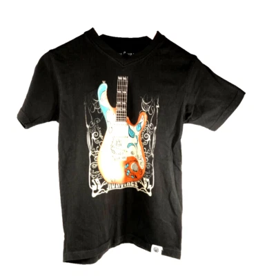 Wes & Willy Boy's Tee Shirt Size Small Monterey 1967 Pop Festival Motif Preowned - Image 1 of 3