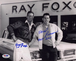 Ray Fox & David Pearson DUAL SIGNED 8x10 Photo NASCAR RARE PSA/DNA AUTOGRAPHED - Picture 1 of 1