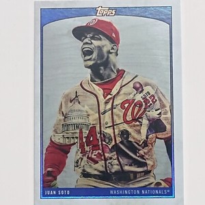 2022 #13 Juan Soto 48/49 Blue Foil  Lauren Taylor x Topps Washington Nationals