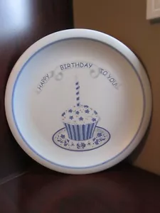 FELIZ CUMPLEAÑOS A TI BANNER PFALTZGRAFF YORKTOWNE 11" PLATO CUPCAKE - Imagen 1 de 11