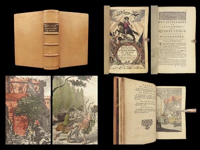 1684 Alexander the Great Quintus Curtius Rufus Military Conquest Greece Vaugelas - Image 1 of 4
