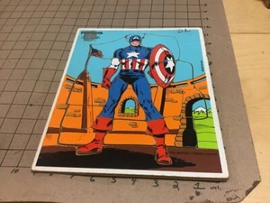 complete Playskool CAPTAIN AMERICA wooden frame tray puzzle - Picture 1 of 2