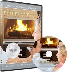 Crackling Fireplace DVD: Platinum Extended Edition! #10 - Our Longest Fireplace - Imagen 1 de 3