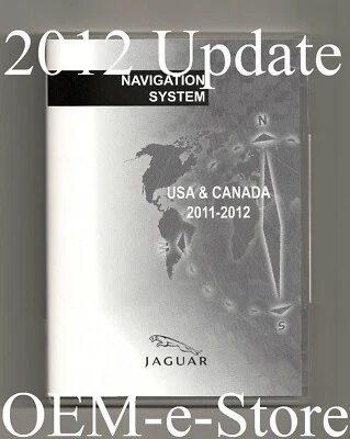 2007-2013 Jaguar XK XKR Coupe Convertible GPS Navigation DVD West US CAN Map OEM - Image 1 of 3