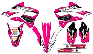 2022-2023 KX 112 13 FLY Pink Senge Graphics Kit Compatible with Kawasaki - Picture 1 of 10