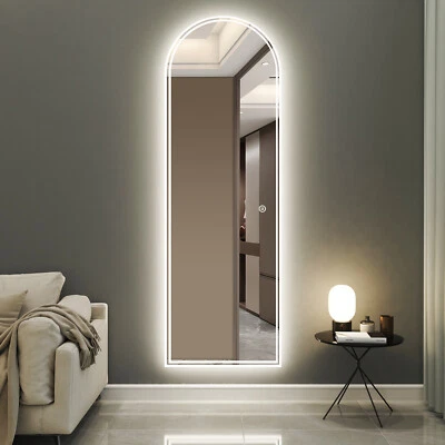 Ganzkörperspiegel mit Beleuchtung Standspiegel led Touch Dimmbar Frisierspiegel - Bild 1 von 4