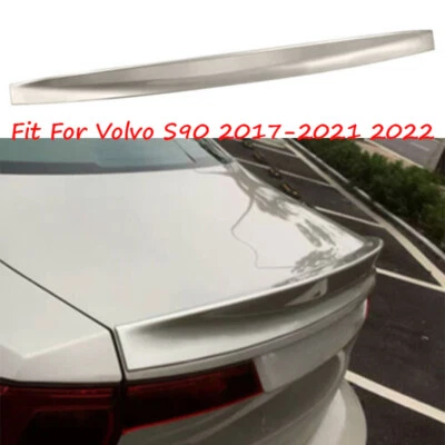 Car For Volvo S90 2017-2022 ABS Golden Rear Spoiler Tail Trunk Lip Wing Bar - Image 1 of 4