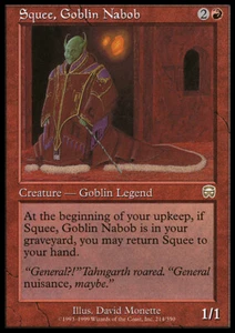 MTG SQUEE, GOBLIN NABOB PLAYED - SQUEE, NABABBO GOBLIN - MM - MAGIC - Imagen 1 de 1