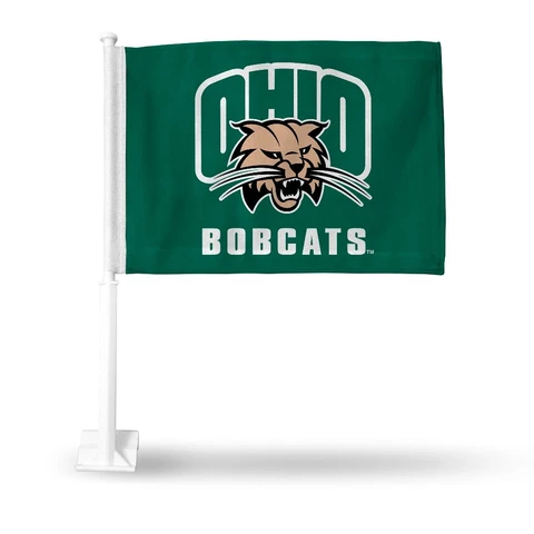 Ohio University Bobcats 11X14 Window Mount 2-Sided Car Flag Cover