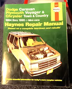 Haynes Dodge Caravan, Plymouth Voyager & Chrysler Town & Country 1984 thru 1995 - Foto 1 di 1