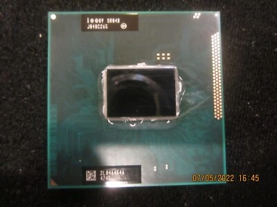 Processor CPU-Intel Core i5-2410m 2.30ghz 3mb socket g2 988-pin (sr04b) - Image 1 of 2