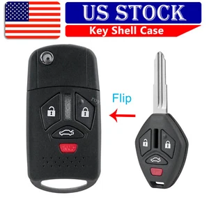 For 2007-2012 Mitsubishi Eclipse Galant 4Button Key Fob Shell Case OUCG8D-620M-A - Picture 1 of 11