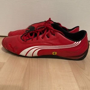 Puma x Ferrari Drift Cat III Sf Nm Rosso Corsa White Black Size 13 - Picture 1 of 9