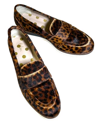 Boden 小牛毛皮革乐福鞋 10 欧元 40 棕色厚底防滑鞋底清洁二手状况完好 — 第 1/4 张图片