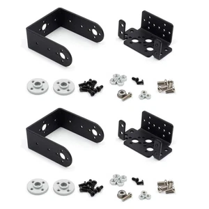 elechawk 2 Sets Pan Tilt Servo Halterung für MG996R S3003 Lenkgetriebe R... - Bild 1 von 5
