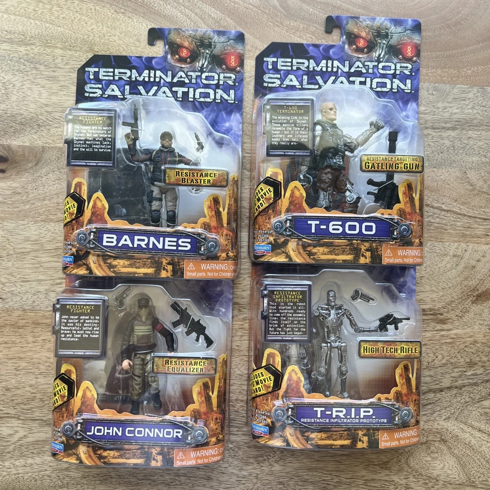 Terminator Toys-T-R.I.P. - T-600 - John Connor - LOTE de juguetes Playmates Foto 1 de 4