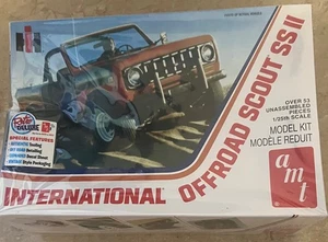 AMT INTERNATIONAL OFF ROAD SCOUT SS II 1/25 SCALE MODEL KIT NEW SEALED   - Picture 1 of 6