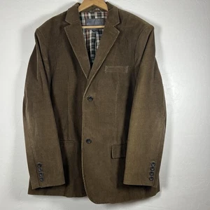 Old Navy Corduroy Sport Coat Jacket Blazer Mens Size XL Brown 2 Button Academia - Picture 1 of 17