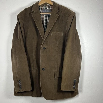 Old Navy Corduroy Sport Coat Jacket Blazer Mens Size XL Brown 2 Button Academia - Image 1 of 4