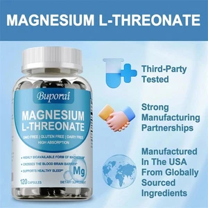 Magnesium L-Threonate 2000mg - Brain Booster, Memory and Focus, Sleep Support - Picture 1 of 16