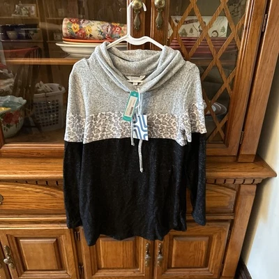 NWT Market & Spruce Poplar Cowl Neck Knit Top - Image 1 of 4