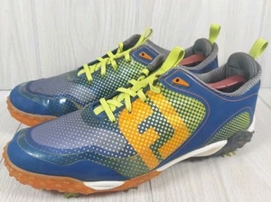Footjoy Mens FJ Freestyle Golf Shoes Sz 11.5 M Blue Orange Green Flex Zone 57332 - Picture 1 of 11