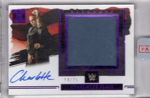 2023 Panini Impeccable WWE Auto CHARLOTTE FLAIR Elegance MAT RELIC AUTOGRAPH /15 - Picture 1 of 1