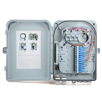 24-Core SC ODP FDB FTB Optical Distribution Point Terminal Box 2 In/24 out FTTH - Image 1 of 4