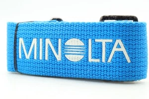 [ MINT ] Minolta Camera Neck Strap Blue White color From JAPAN - Picture 1 of 8
