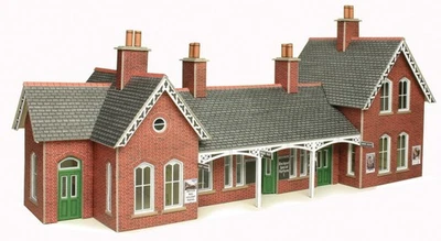 Metcalfe PO237 OO/HO Gauge Country Station Card Kit - Image 1 of 4