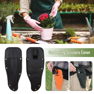 Leather Pruner Sheath Protective Case Garden Scissors Cover Pruning PlierShears^ - Picture 1 of 16