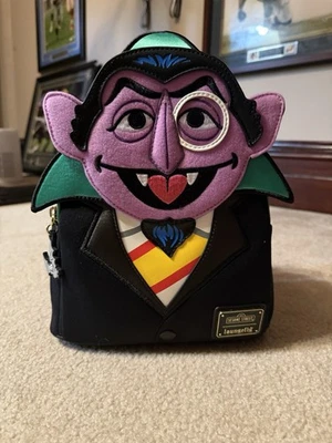 Loungefly Sesame Street Count Von Count Cosplay Mini Backpack NWT - Image 1 of 4