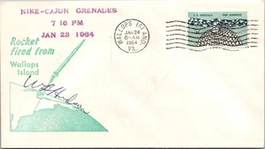 1964 Wallops Island VA Rocket Fired Nike-Cajum grenades experiments, signed (BE - Picture 1 of 1