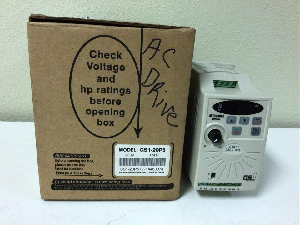 NEW, AUTOMATION DIRECT GS1-2OP5 / GSI-2OP5+ W14460374 AC DRIVE, FREE SHIPPING - Image 1 of 4