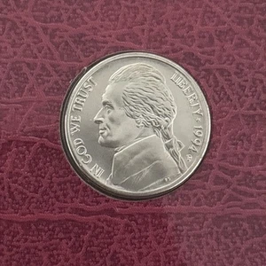 1994P Matte Finish SP Specimen Jefferson Nickel FREE SHIPPING Key 1994-P - Picture 1 of 2