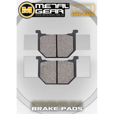 Pastillas de freno delanteras izquierda orgánicas para Suzuki GS 750 T 1982 1983 Foto 1 de 2