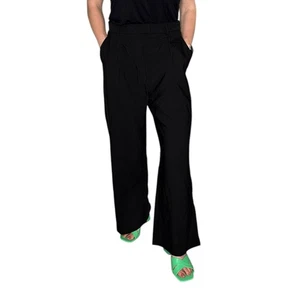 Pantalones de vestir recortados DJERF AVENUE negros corte bota para mujer talla grande clásicos - Imagen 1 de 13