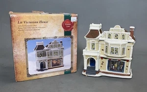 Lumineo Lit Up Victorian House, Victoria Lane Christmas Decoration in Box - Picture 1 of 22