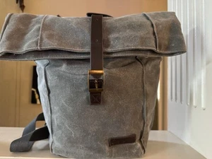 Chef Sac Gray Insulated Waxed Canvas Bag Collection For Produce Or Lunch Large - Picture 1 of 8