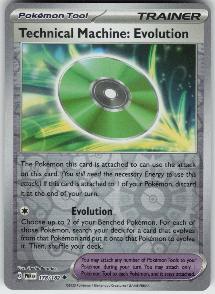 Reverse Holo Technical Machine: Evolution 178/182 Uncommon SV04: Paradox Rift NM - Image 1 of 1