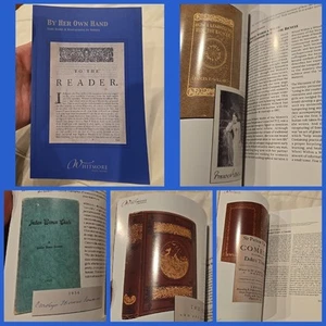 BY HER OWN HAND RARE Book Auction Catalog 1st Edition ALL WOMEN SUFFRAGE Stanton - Picture 1 of 24